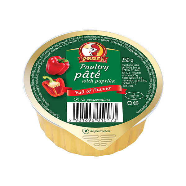 Profi Poultry Pate with Paprika 8x250g