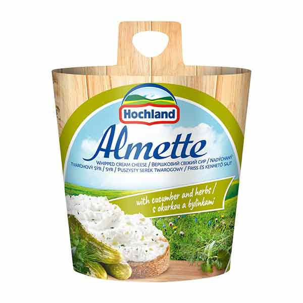 Hochland Almette Cream Cheese Cucumber & Herbs 1x150g