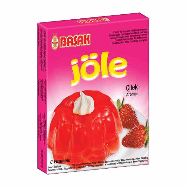 Basak Jelly Powder with Strawberry Flavour 12x100g