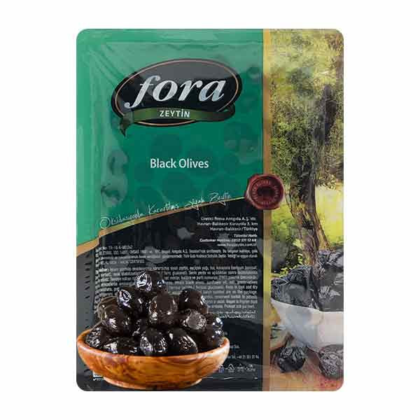 Fora Black Olive Confit in Vacuum (291-350) 12x800g