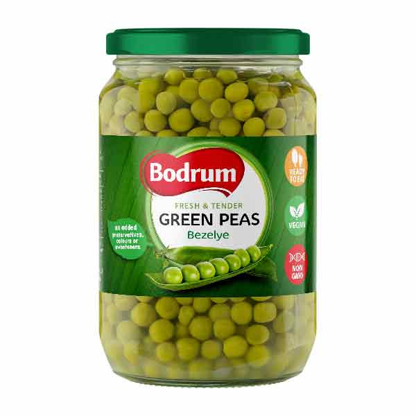 Bodrum Boiled Green Peas (Bezelye) Jar 6x720ml
