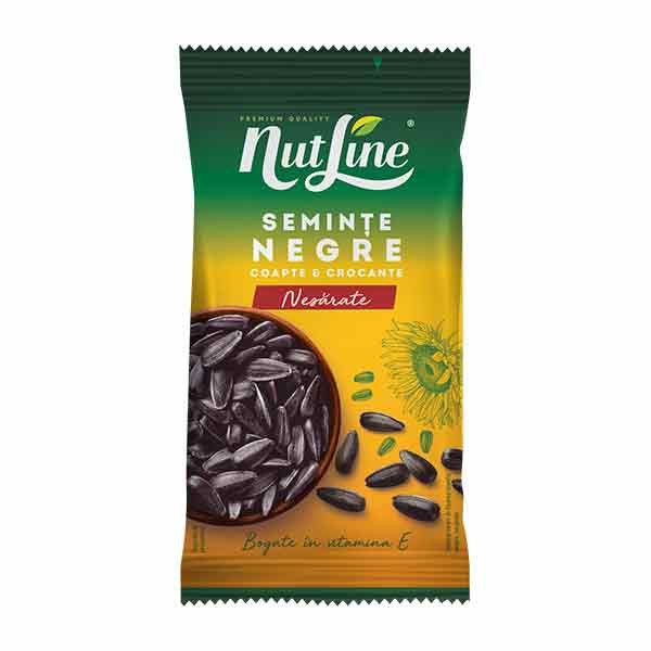 Nutline Roasted Sunfl. Seeds Black No Salt 12x100