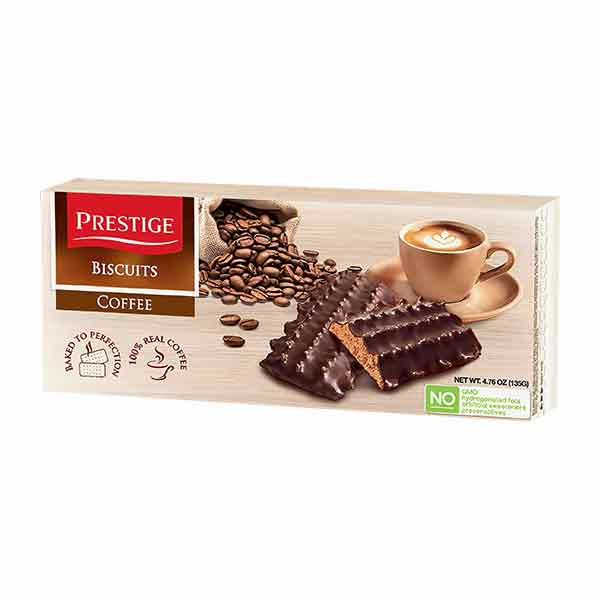 Prestige Coffee Coated Biscuits 16x135g