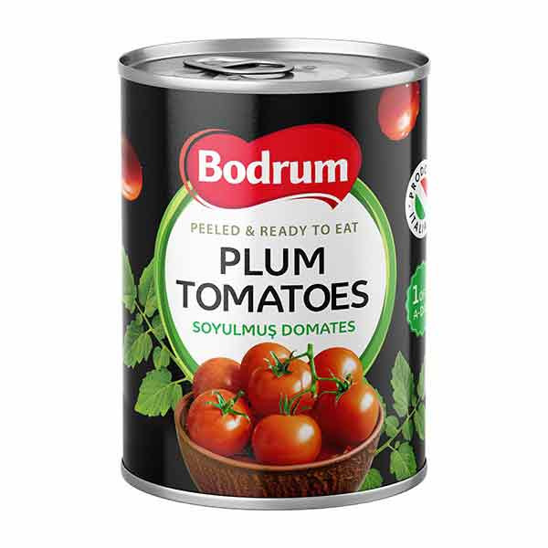 Bodrum Whole Peeled Tomatoes 12x400g
