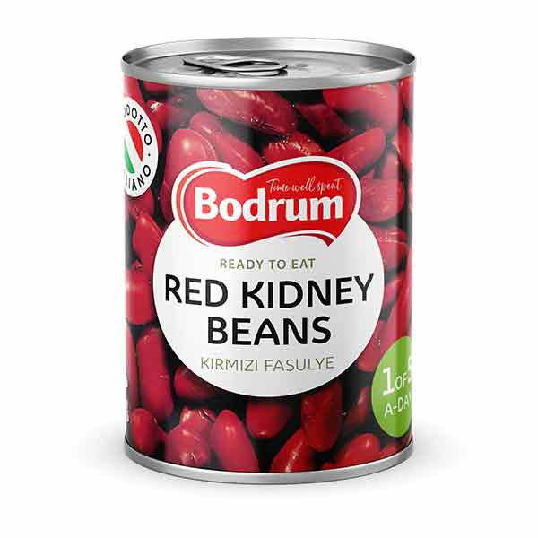Bodrum Boiled Red Kidney Beans (Kirmizi Fasulye) (EO) 12x400g