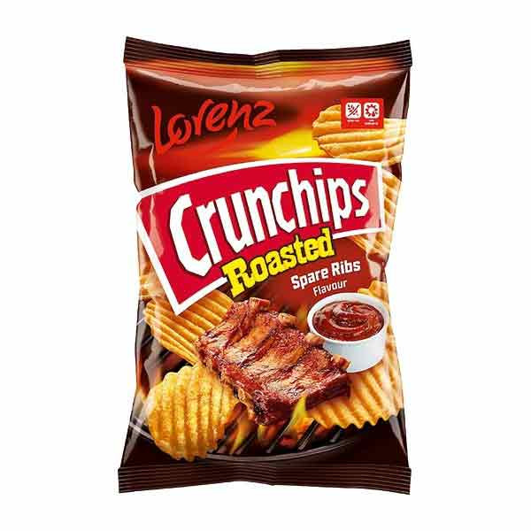 Crisps Crunchips Roasted Spare Ribs 12x120g